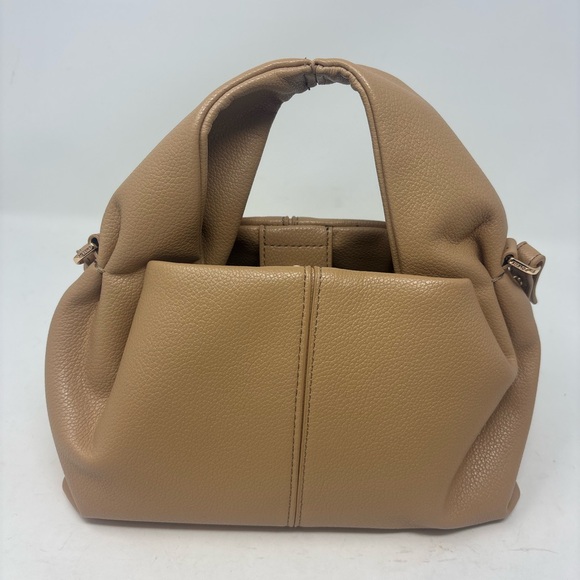 Polène Numéro Neuf Mini Bag Textured Beige Leather Purse - Picture 7 of 14